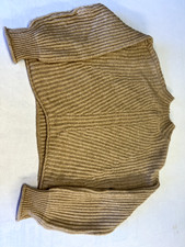 SO Goods For Life Light Brown Crew Neck Sweater Size Medium