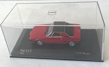 MINICHAMPS 1:43 AUTO DIE CAST FIAT X 1/9 1972-78 1 OF 1.704 pcs RED 430121660