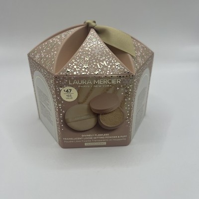 Laura Mercier Divinely Flawless Translucent Loose Setting Powder & Puff - Sealed
