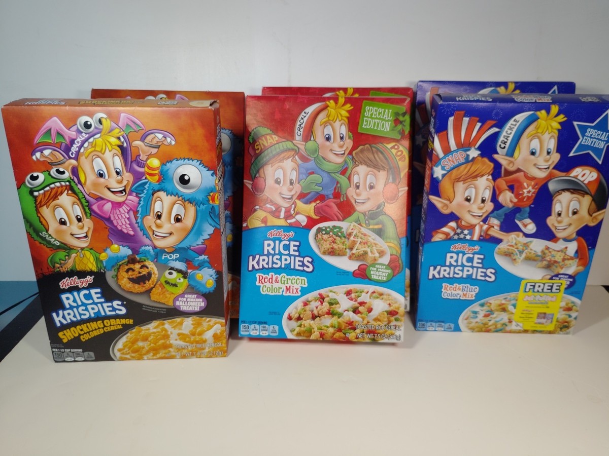 Kellogg's Rice Krispies Special Edition Cereal (6 Boxes) | eBay