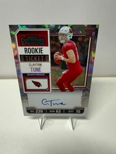 Clayton Tune 2023 Panini Contenders Rookie Ticket Cracked Ice RC Auto /23 #106
