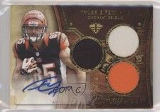 2013 Topps Triple Threads Rookie Auto Relics Gold 24/25 Tyler Eifert #110 w3h