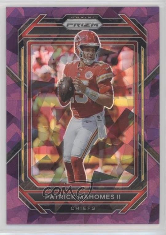 2022 Panini Prizm Purple Ice Prizm 105/225 Patrick Mahomes II #139 qf8
