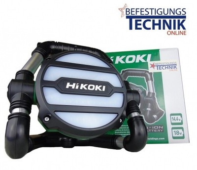 Hitachi HiKoki Akku Baustellenstrahler Lampe UB18DGL UB18DGLL0Z 14,4 Volt 18,0 V
