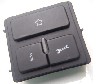 VW PASSAT 3C B7 / SCHAÖTER BEDIENEINHEIT MULTIFUNKTION / 3AA035624 (CF99)