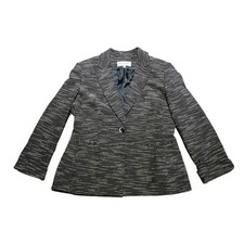 Jones New York Suits Black, Brown  White Women's Size 14 Cuffed Blazer/Jacket