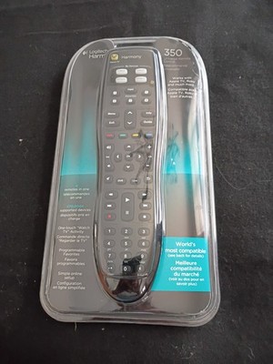 Logitech Harmony 350 Universal Remote Control NEW Factory Sealed 8-Device Black