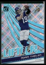 2021 Panini Donruss Adam Thielen Liftoff! Cosmic /100 Vikings