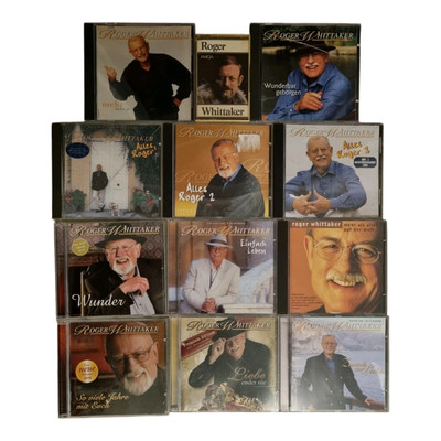 12x Roger Whittaker - davon 11x CD + 1x MC Konvolut Sammlung Musik