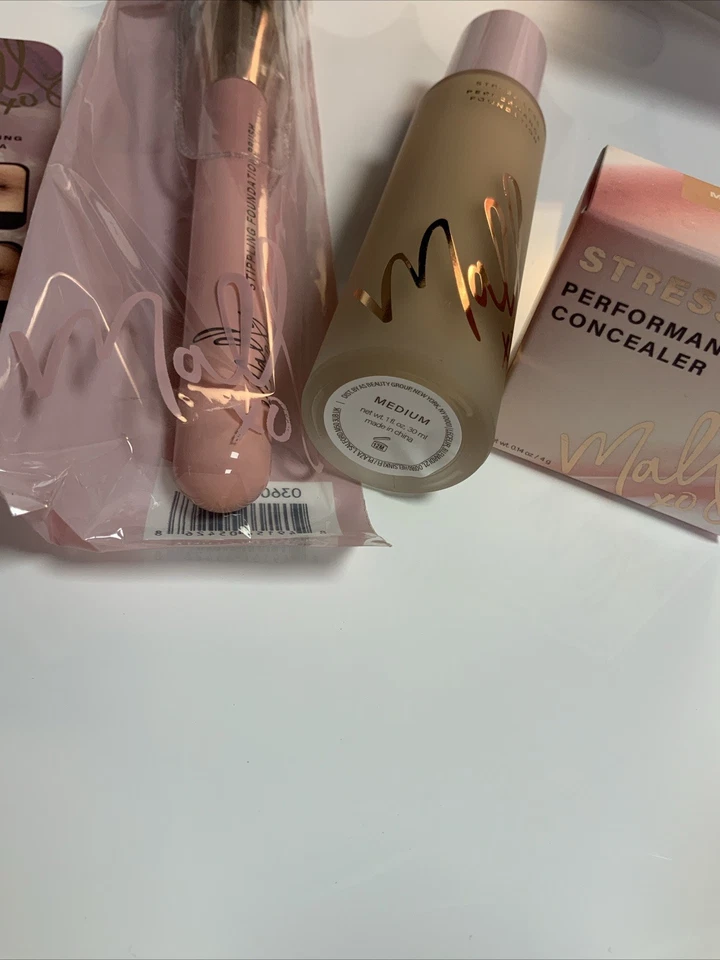 MALLY STRESSLESS FOUNDATION 30ml IN Medium, BRUSH, CONCEALER ,MASCARA SET - Image 2 of 4