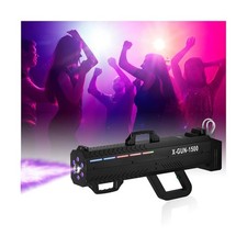 Fog Gun1500W with Lights, Strip, Stand, Handheld Fog Machine Smoke Cannon for...