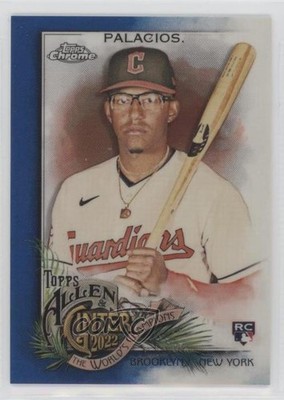 2022 Allen & Ginter Chrome Blue Refractor 124/150 Richie Palacios Rookie RC 19wd