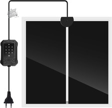 Tappetino Riscaldante per Rettili 10 Livelli, 14W 28X28Cm Termostato Auto-Riscal