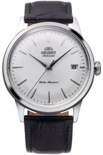 ORIENT Bambino 38mm Silver RA-AC0M03S Orologio Uomo Automatico Pelle