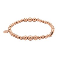 Joop! Damen Armband 2036794 – Edelstahl Perlen 17Cm Ip RoséGold Geschenk Schmuck