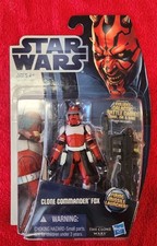 CLONE COMMANDER FOX CW18 2012 Star Wars figure 3.75 MOC Clone Wars Hasbro