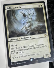 Magic: The Gathering MTG - BLC Selfless Spirit R0153 NM