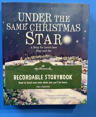 Hallmark Under The Same Christmas Star Recordable Story Book Voice Record NEW!