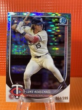 Luke Keaschall 2025 Bowman Chrome Pulsar Refractor /399 (RC)  Twins #61