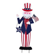 4th of July Decorations Outdoor - Uncle Sam Patriotic Garden Stakes - Outdoor