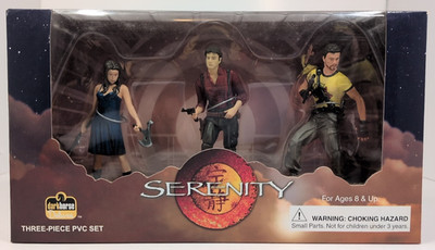 Serenity Firefly Dark Horse Deluxe PVC Figure Set Mal Jayne River 2006 NEW