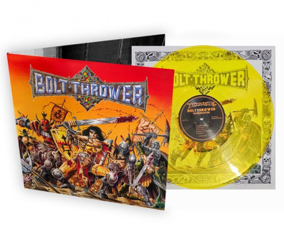 Bolt Thrower - Warmaster Yellow Vinyl Ohrenschmerzen FDR Vinyl Neu Versiegelt