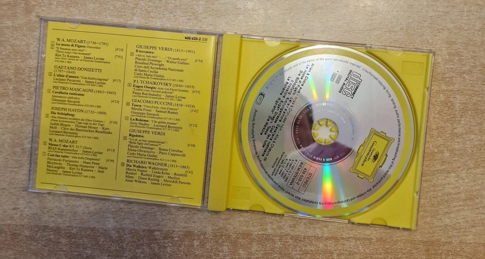 CD Das Opern-Festspiel Pavarotti Levine Liebestrank Eunegin Walküre Haydn Verdi - Bild 3 von 3