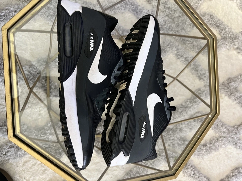 Zapatos de golf Nike Air Max 90 para hombre negros talla 12 buen estado  Foto 2 de 4