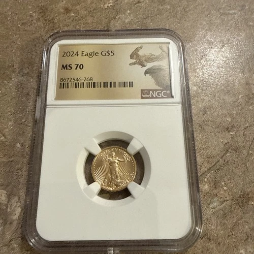 2024, American $5 Gold Eagle, NGC MS 70