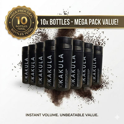 Kakula Keratin Hair Fiber Fiber 27.5g Black Dark Brown Medium Brown Light Brown