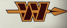 Washington Commanders Alternate Logo Regular Vinyl Decal No Outline Right
