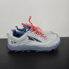 Altra Shoes Mens Size 8 Gray Blue Lone Peak 6 Trail Running Hiking MaxTrac EGO