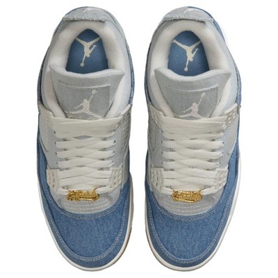 Size 5 - Air Jordan 4 Retro TEX Worn Blue Denim W for sale online