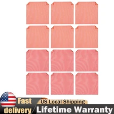 12 PACK Oversize Load Traffic Safety Flags Grommet Warning Signs 18 x 18 Inch