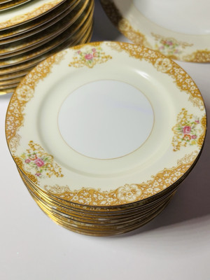 1940 M Marked Noritake China Service For 12 Occupied Japan 89