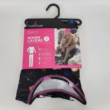Cuddl Duds Planets Unicorns Warm Baselayers Long Sleeve  Pants Youth XL 14/16