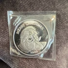 1988 Merry Christmas Santa 1 oz Silver Round - 1 oz Total Precious Metal Content