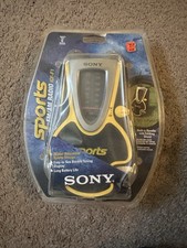 Sony Sports AM / FM 2 Band Radio - Battery Powered Sports Edition - Model ICF-F1