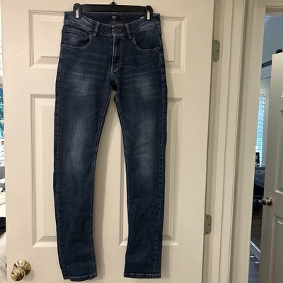 Hugo Boss Boys Skinny Fit Jeans In Dark Wash. Size 16-M