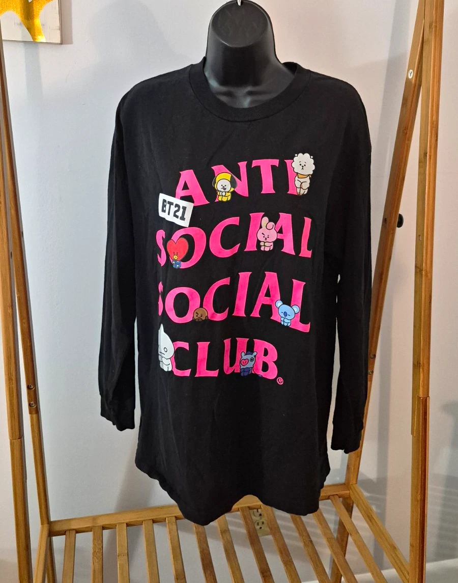25+ Anti Social Social Club Men's Long Sleeve T-Shirts for sale