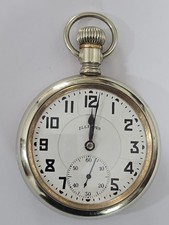 Vintage Illinois Pocket Watch 16s Runs(Lot-61)