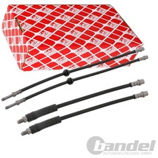 4x FEBI BREMSSCHLAUCH VORNE + HINTEN passend für MERCEDES VIANO VITO BUS W639