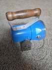 Vintage "STAR" HEADLIGHT & LANTERN CO. BLUE RAILROAD LANTERN Mint! — photo 2