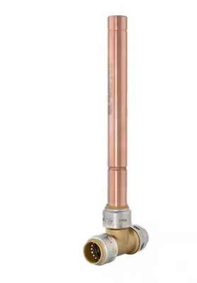 SharkBite Max 3/4 in. PushtoConnect Brass Residential Water Hammer Arrestor Tee