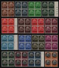 Okupacja niemiecka - Alzacja 1940 - Mi-nr 1-16 ** - MNH - Czterech Bloków