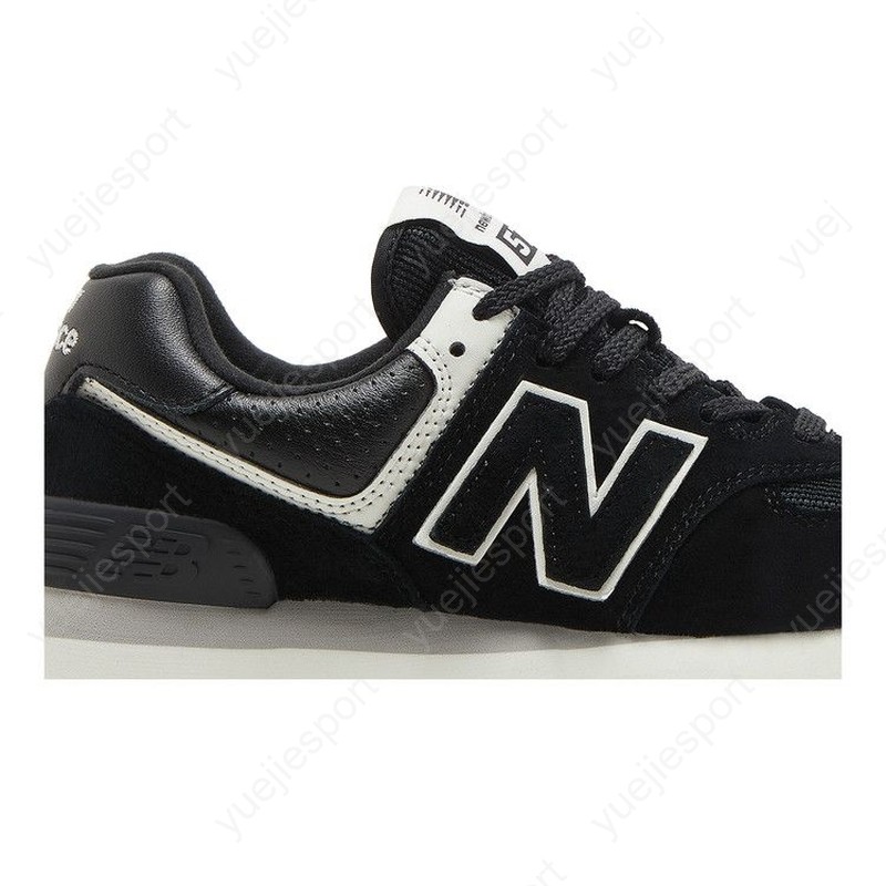 New Balance Wmns 574 Black White WL574ZAB | eBay