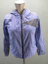 Columbia Size M 10/12 Girl Purple Hooded Full Zip Windproof Outdoor Jacket 836