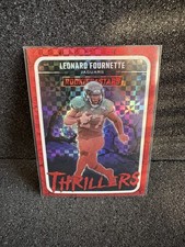 2025 Rookies & Stars Leonard Fournette Thrillers Red Plaid Prizm Jaguars