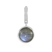 Cavill Labradorit AnhäNger 2,25Ct Rund 925 Silber Rhodiniert Blau