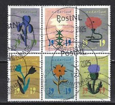 NVPH Nederland Netherlands 2252-2257 sheet blok used Zomerzegels 2004